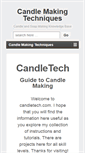 Mobile Screenshot of candletech.com